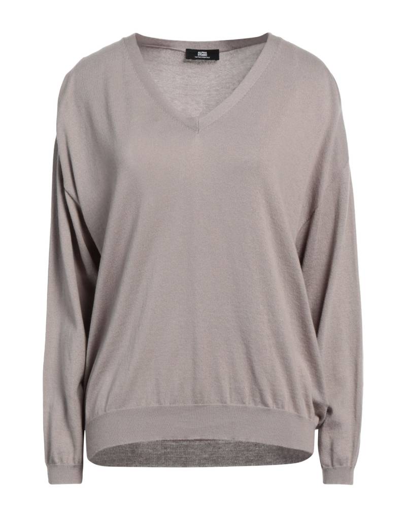 ALPHA STUDIO Pullover Damen Maulwurfsgrau von ALPHA STUDIO