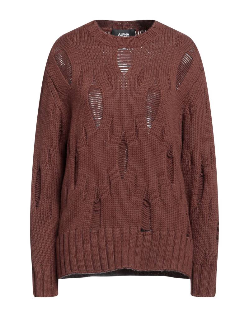 ALPHA STUDIO Pullover Damen Schokobraun von ALPHA STUDIO