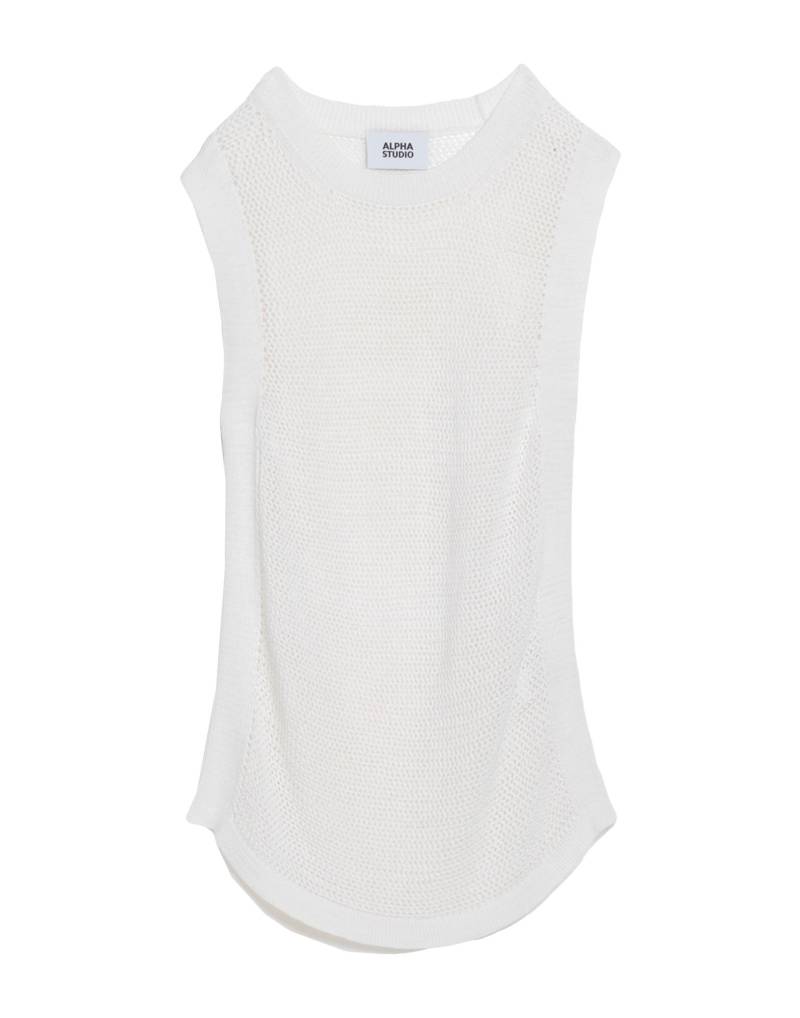 ALPHA STUDIO Pullover Damen Off white von ALPHA STUDIO
