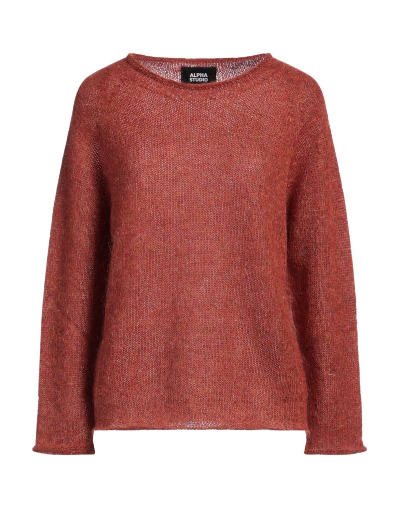ALPHA STUDIO Pullover Damen Rostrot von ALPHA STUDIO
