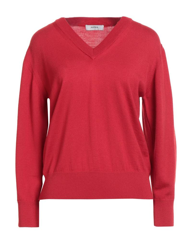 ALPHA STUDIO Pullover Damen Rot von ALPHA STUDIO