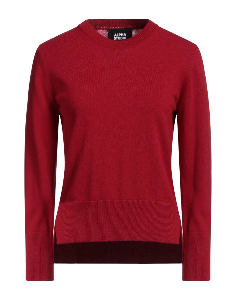 ALPHA STUDIO Pullover Damen Rot von ALPHA STUDIO