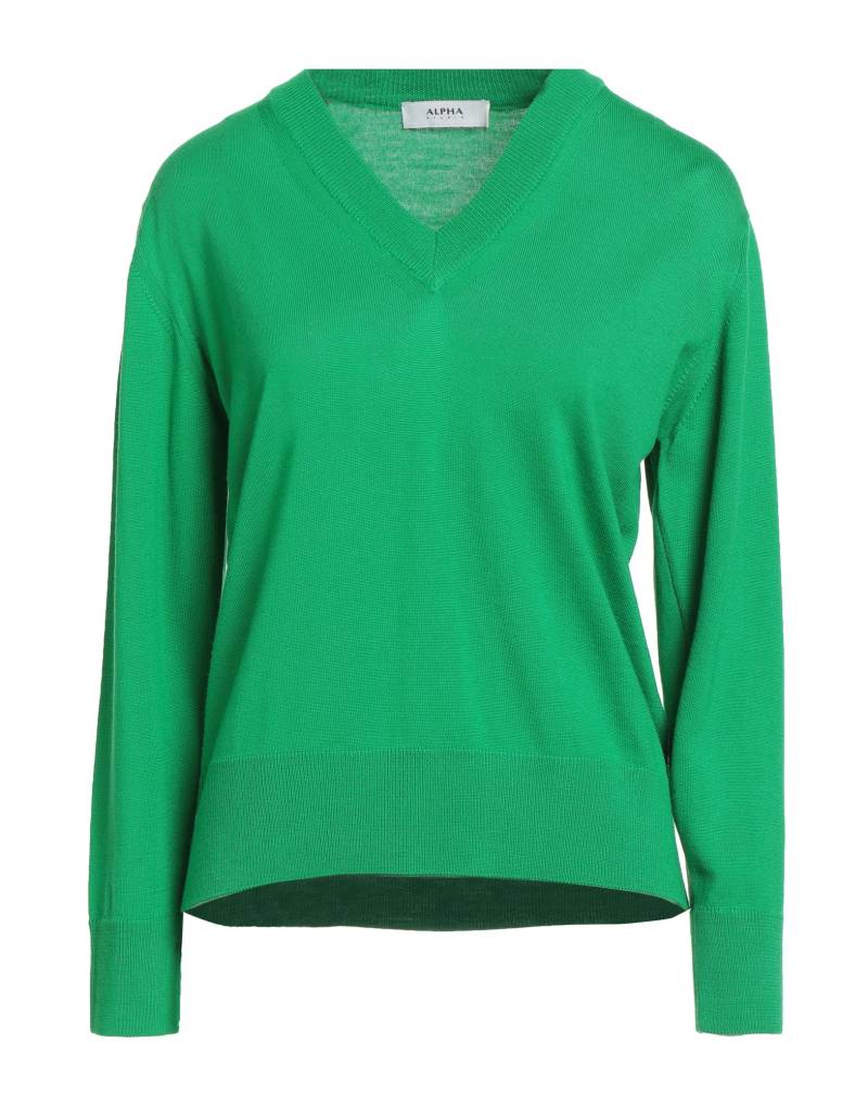 ALPHA STUDIO Pullover Damen Säuregrün von ALPHA STUDIO