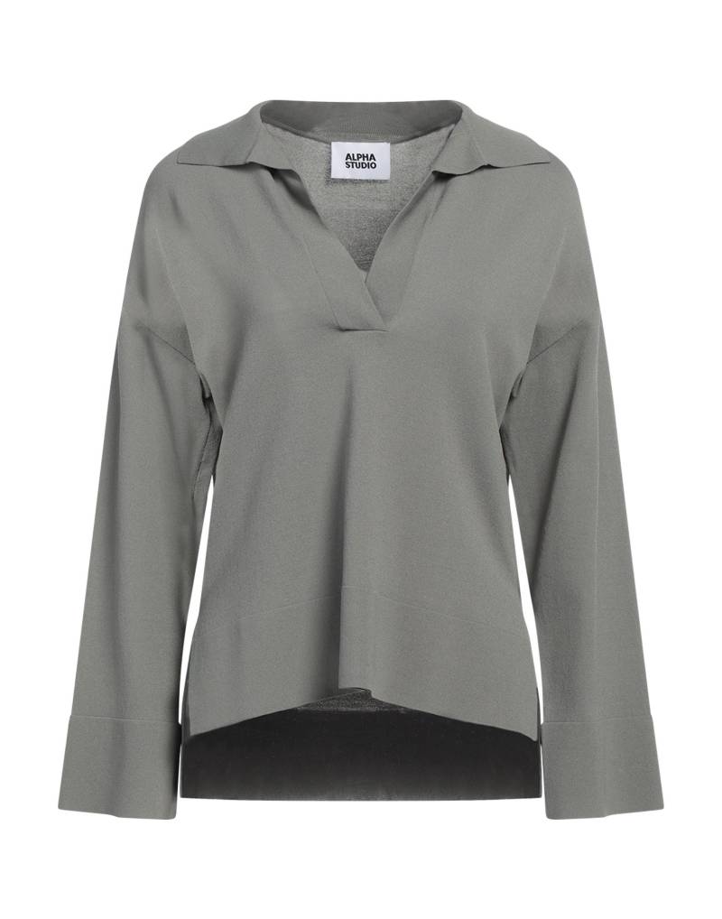 ALPHA STUDIO Pullover Damen Salbeigrün von ALPHA STUDIO