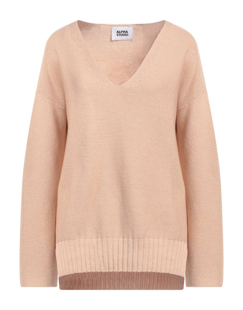 ALPHA STUDIO Pullover Damen Sand von ALPHA STUDIO