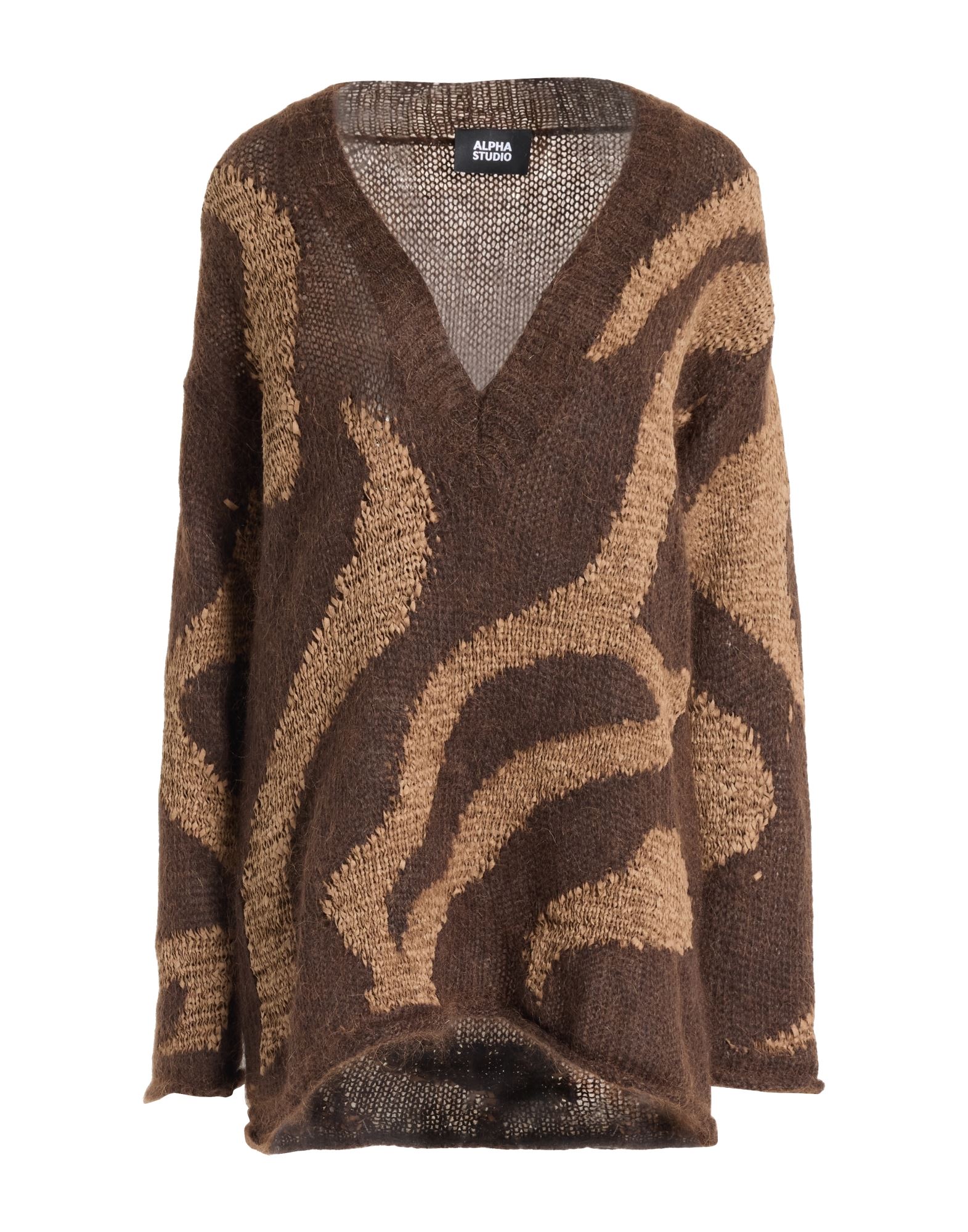 ALPHA STUDIO Pullover Damen Schokobraun von ALPHA STUDIO