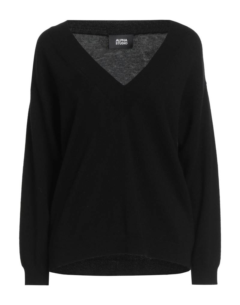 ALPHA STUDIO Pullover Damen Schwarz von ALPHA STUDIO