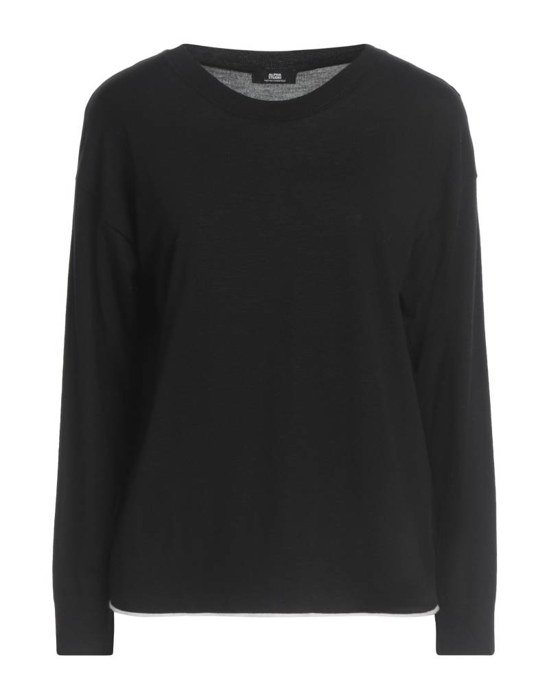 ALPHA STUDIO Pullover Damen Schwarz von ALPHA STUDIO