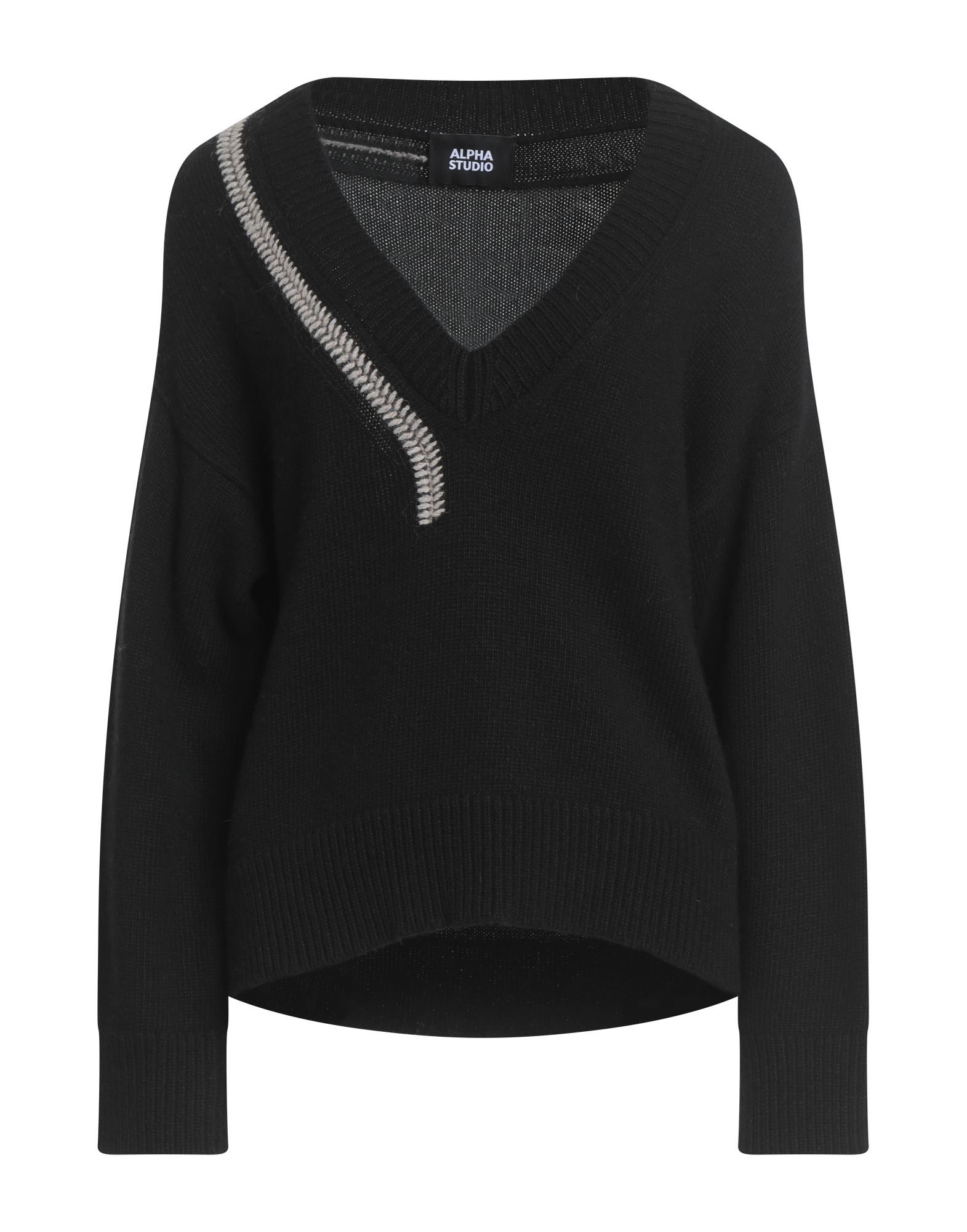 ALPHA STUDIO Pullover Damen Schwarz von ALPHA STUDIO