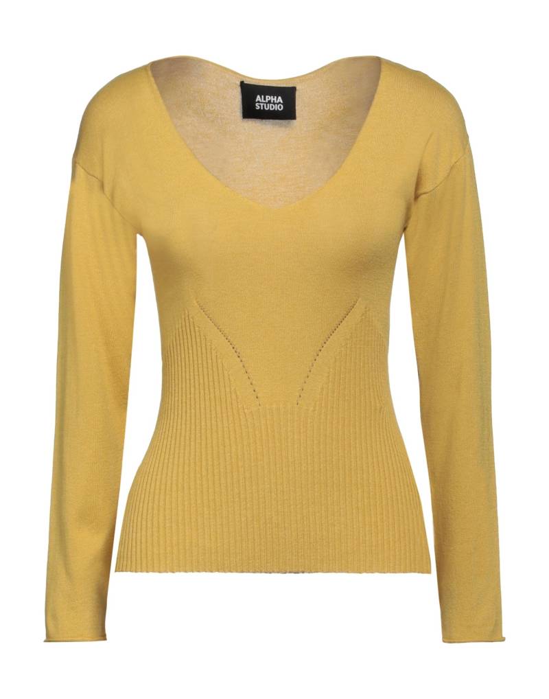ALPHA STUDIO Pullover Damen Senf von ALPHA STUDIO