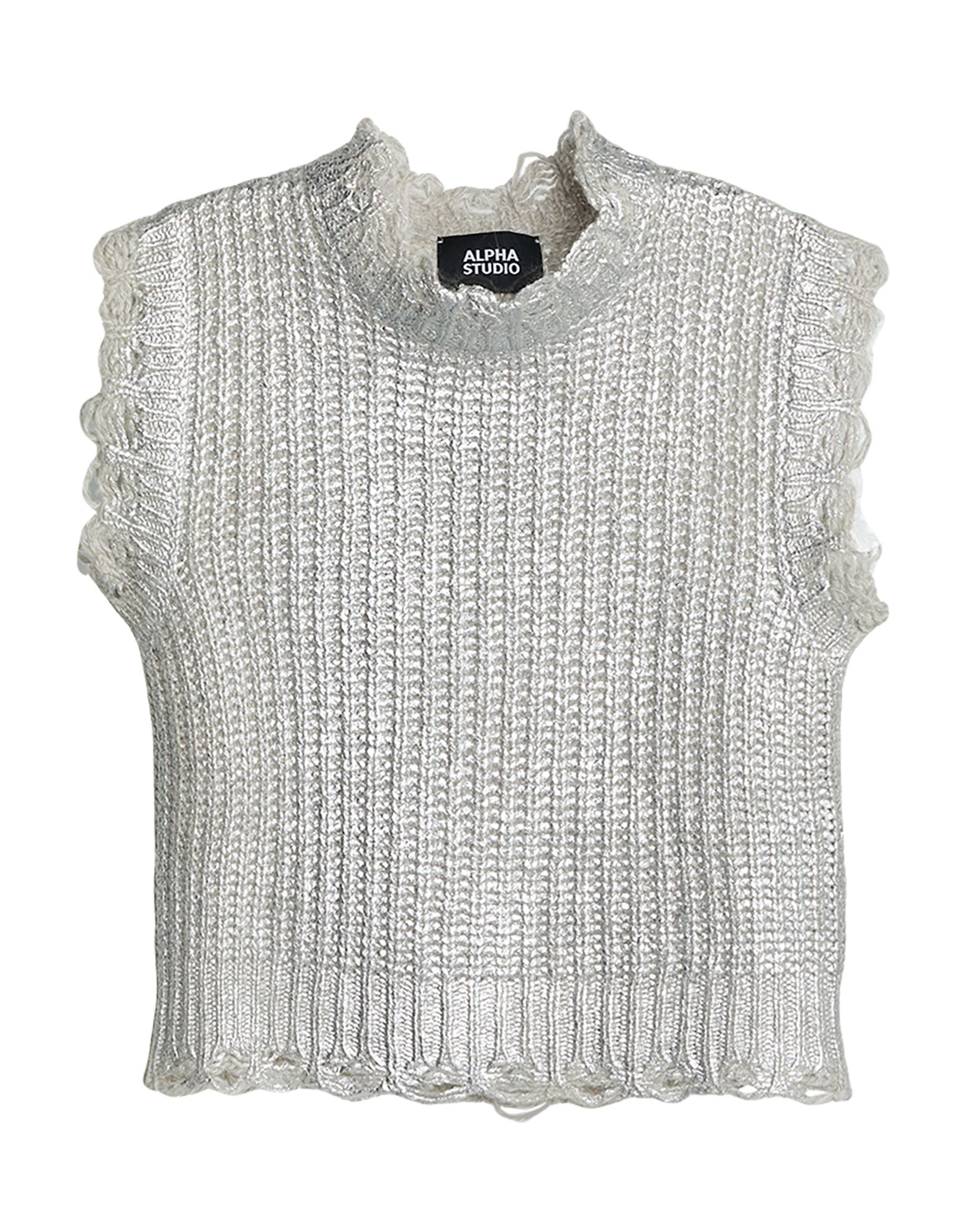 ALPHA STUDIO Pullover Damen Silber ALPHA STUDIO Pullover Damen Silber von ALPHA STUDIO