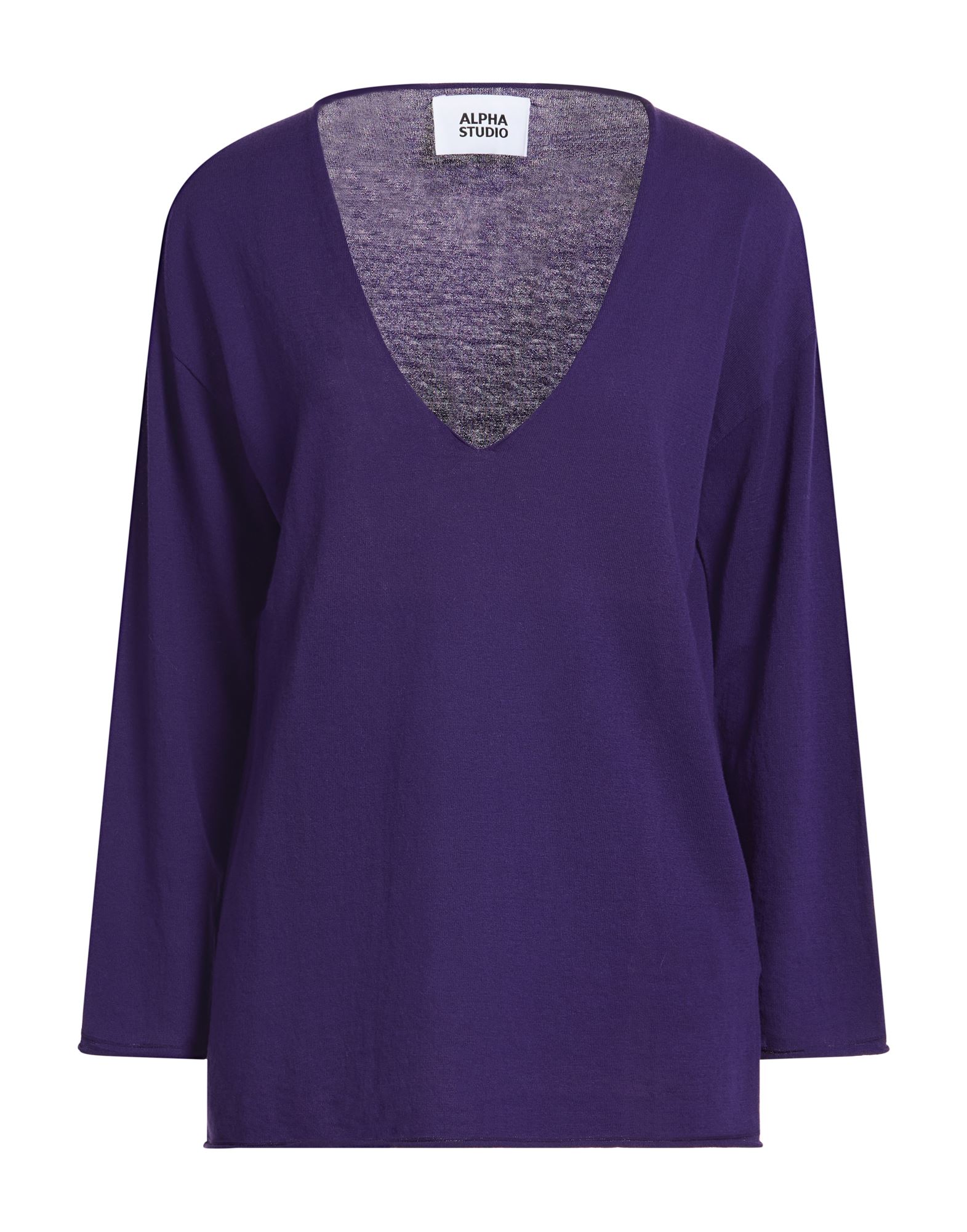 ALPHA STUDIO Pullover Damen Violett von ALPHA STUDIO