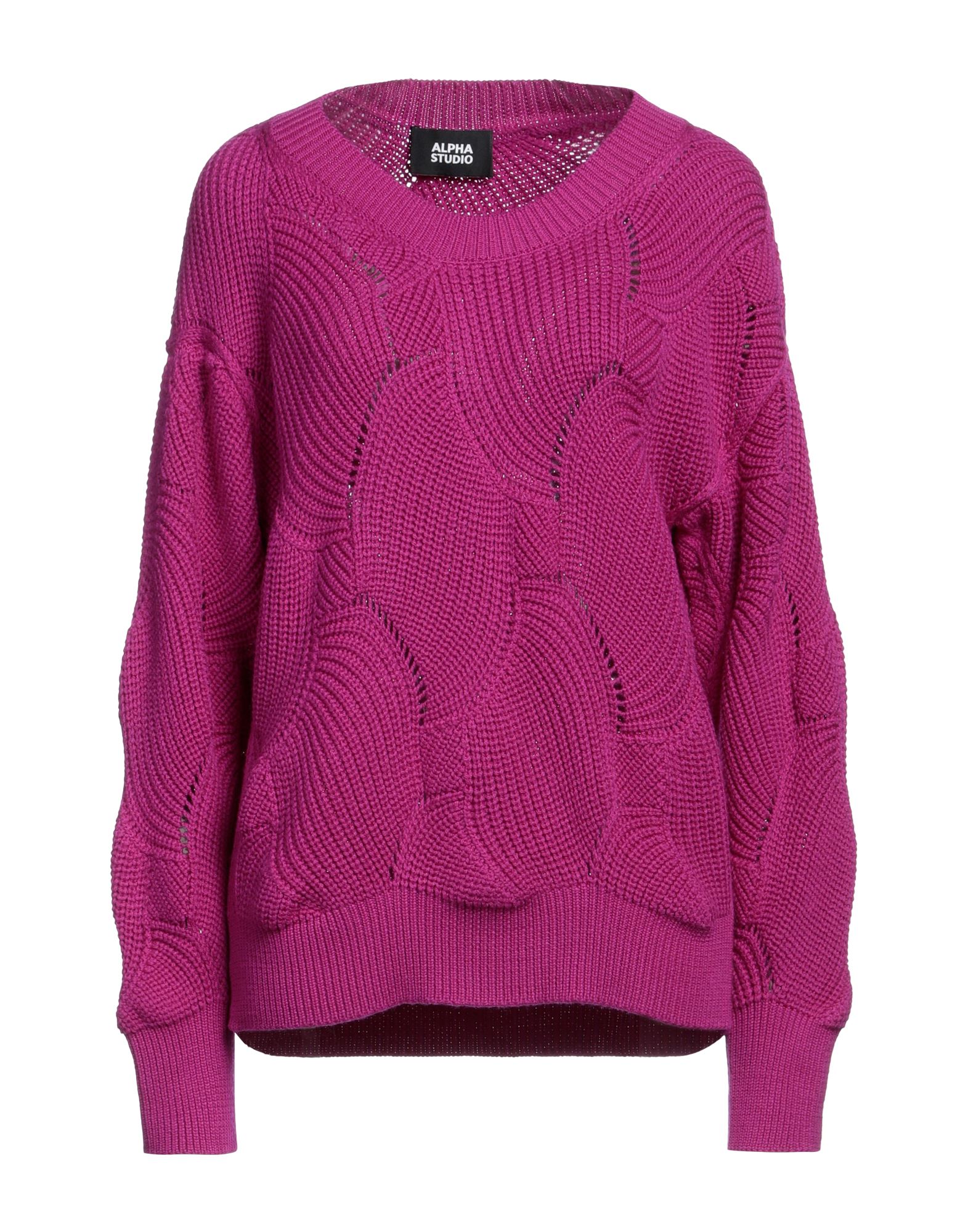 ALPHA STUDIO Pullover Damen Violett von ALPHA STUDIO