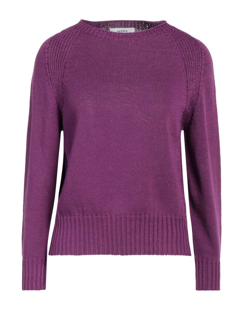 ALPHA STUDIO Pullover Damen Violett von ALPHA STUDIO