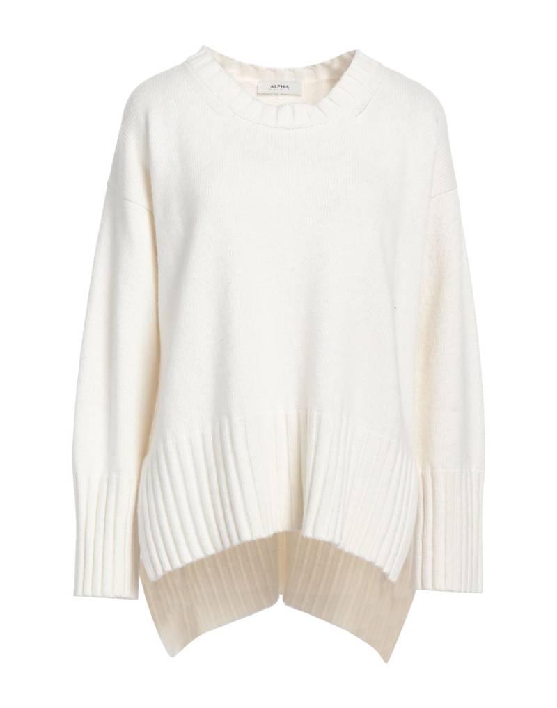 ALPHA STUDIO Pullover Damen Weiß von ALPHA STUDIO