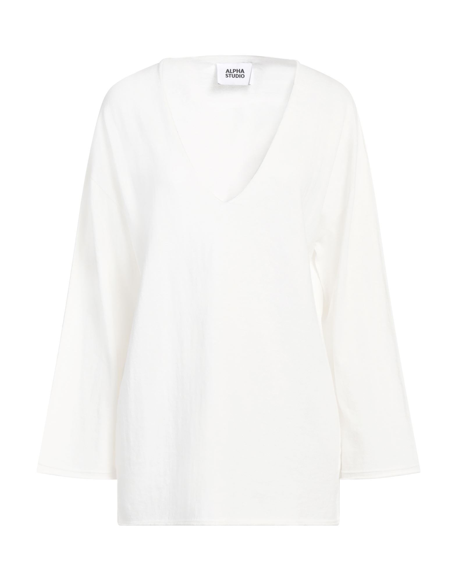 ALPHA STUDIO Pullover Damen Weiß von ALPHA STUDIO