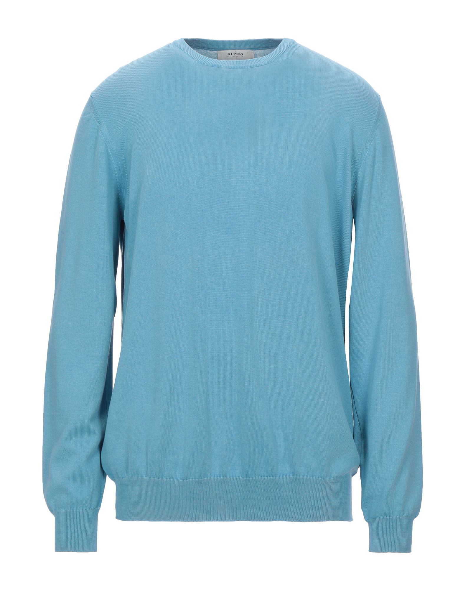 ALPHA STUDIO Pullover Herren Azurblau von ALPHA STUDIO