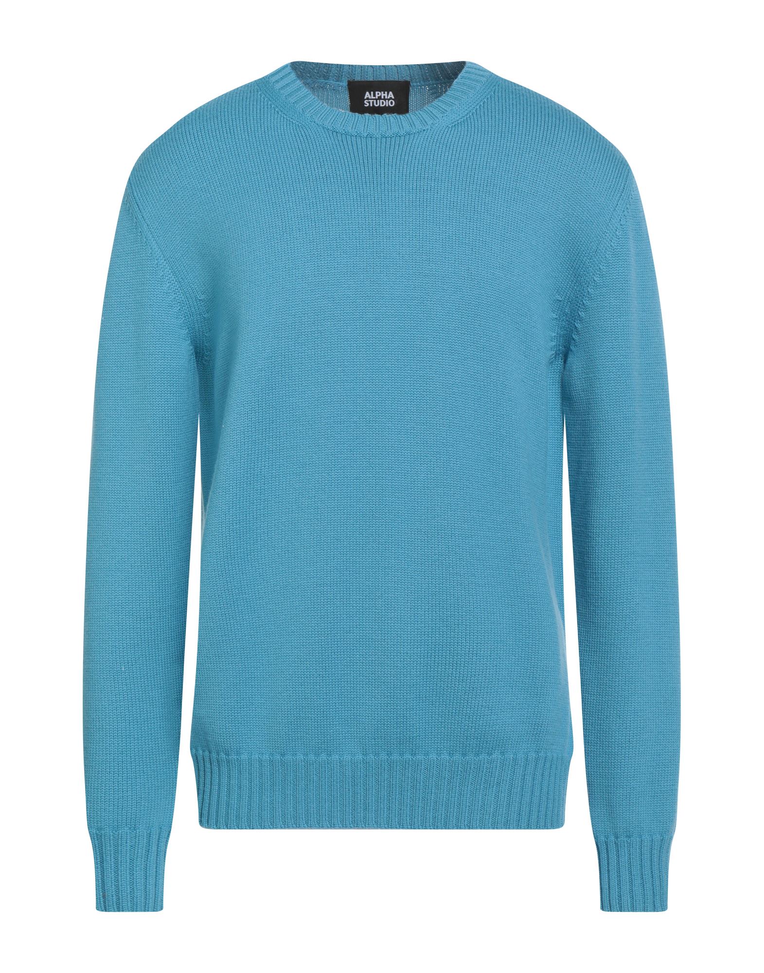 ALPHA STUDIO Pullover Herren Azurblau ALPHA STUDIO Pullover Herren Azurblau von ALPHA STUDIO
