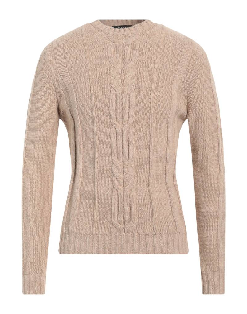 ALPHA STUDIO Pullover Herren Beige von ALPHA STUDIO