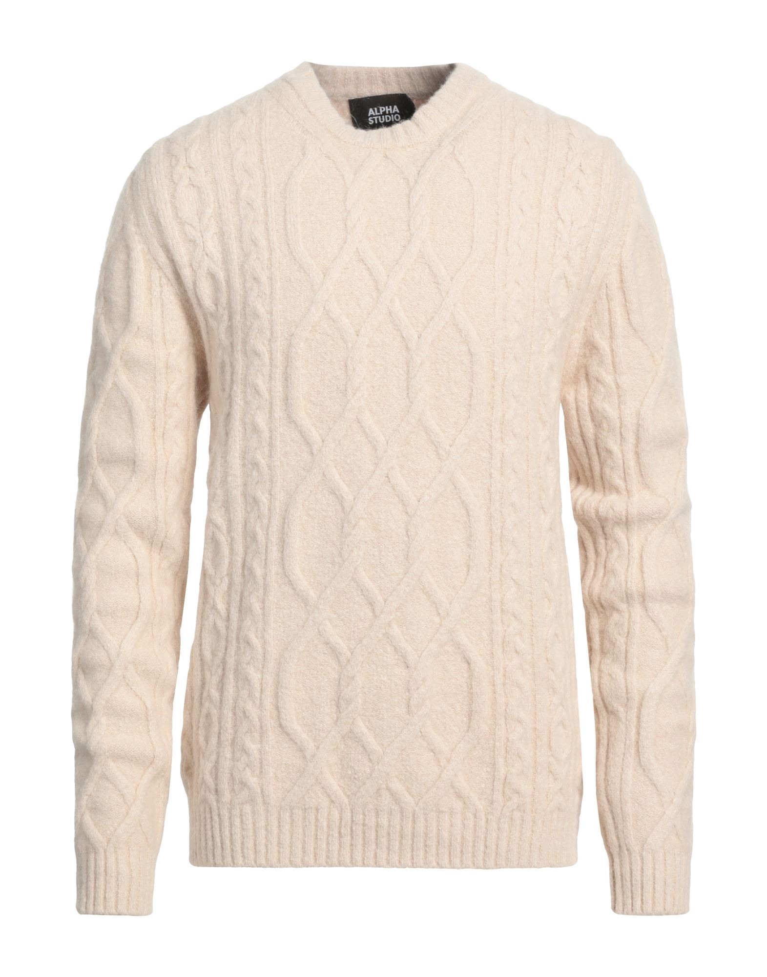 ALPHA STUDIO Pullover Herren Beige von ALPHA STUDIO