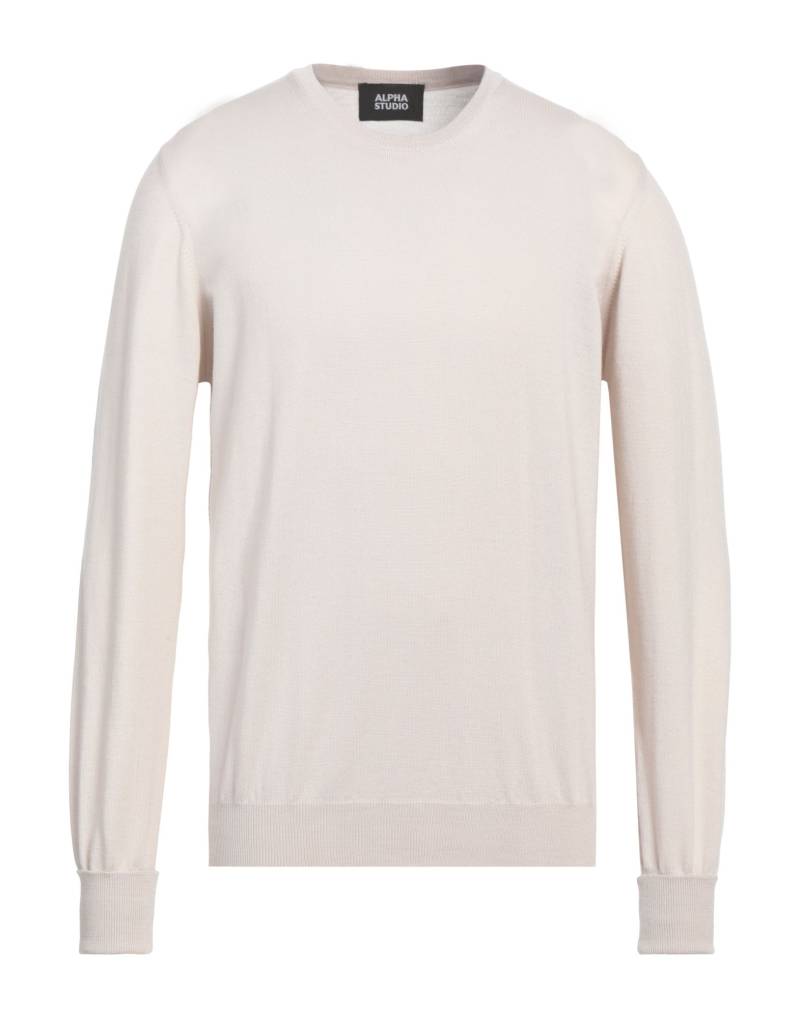 ALPHA STUDIO Pullover Herren Beige von ALPHA STUDIO