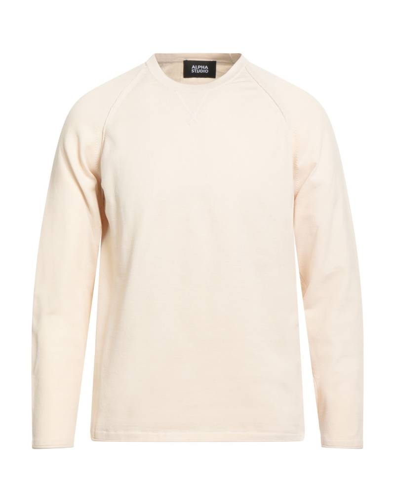 ALPHA STUDIO Pullover Herren Beige von ALPHA STUDIO