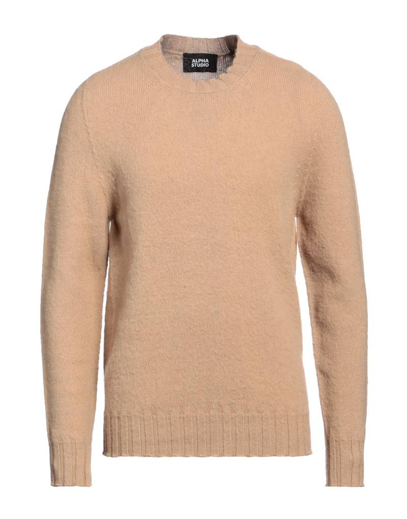 ALPHA STUDIO Pullover Herren Beige von ALPHA STUDIO