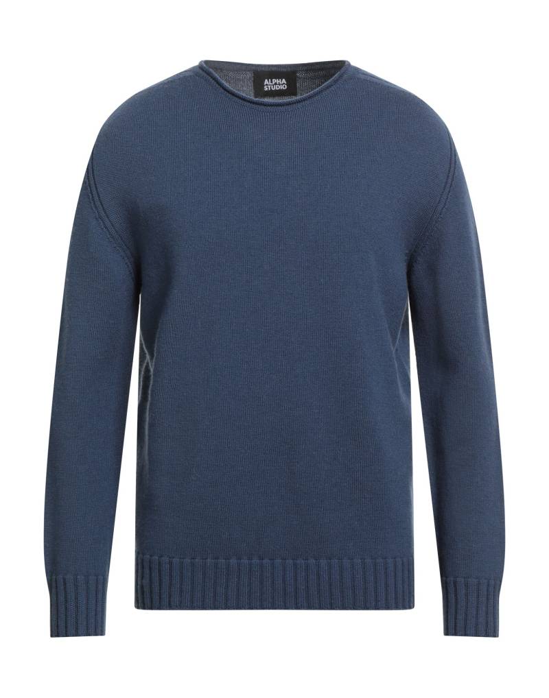 ALPHA STUDIO Pullover Herren Blau von ALPHA STUDIO