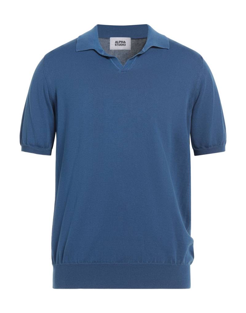 ALPHA STUDIO Pullover Herren Blau von ALPHA STUDIO