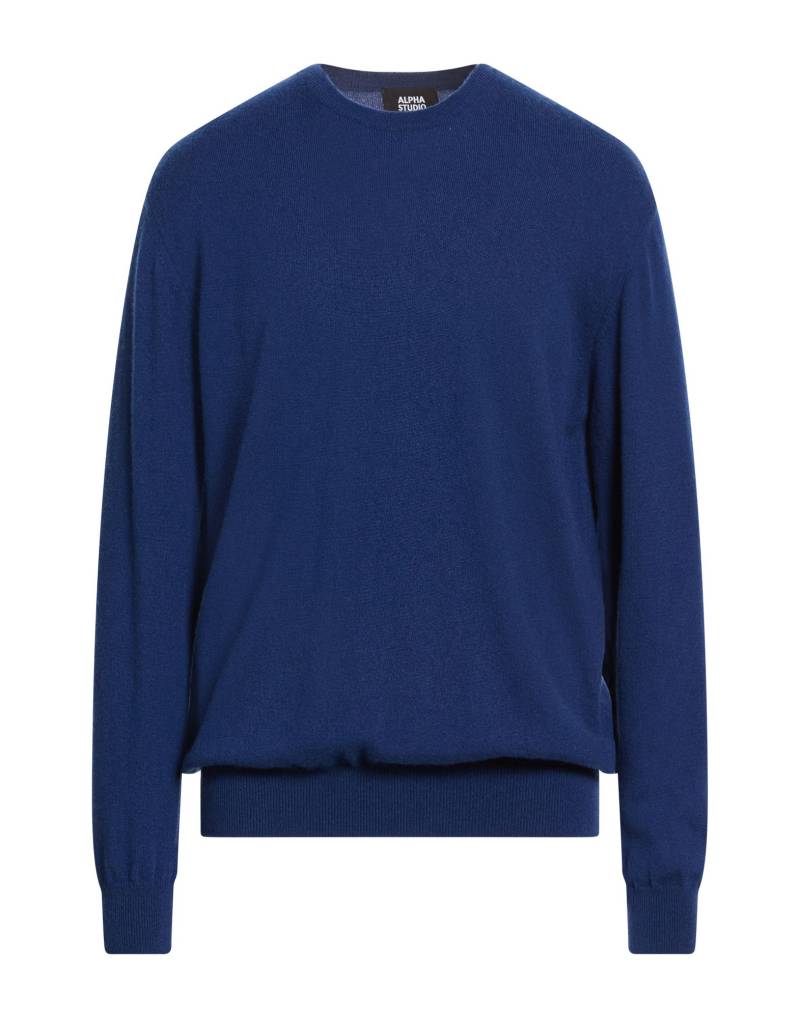 ALPHA STUDIO Pullover Herren Blau von ALPHA STUDIO