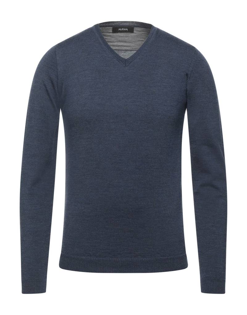 ALPHA STUDIO Pullover Herren Blau von ALPHA STUDIO