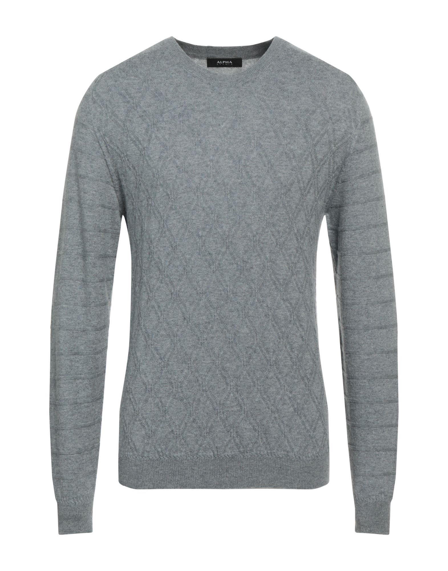 ALPHA STUDIO Pullover Herren Blaugrau von ALPHA STUDIO