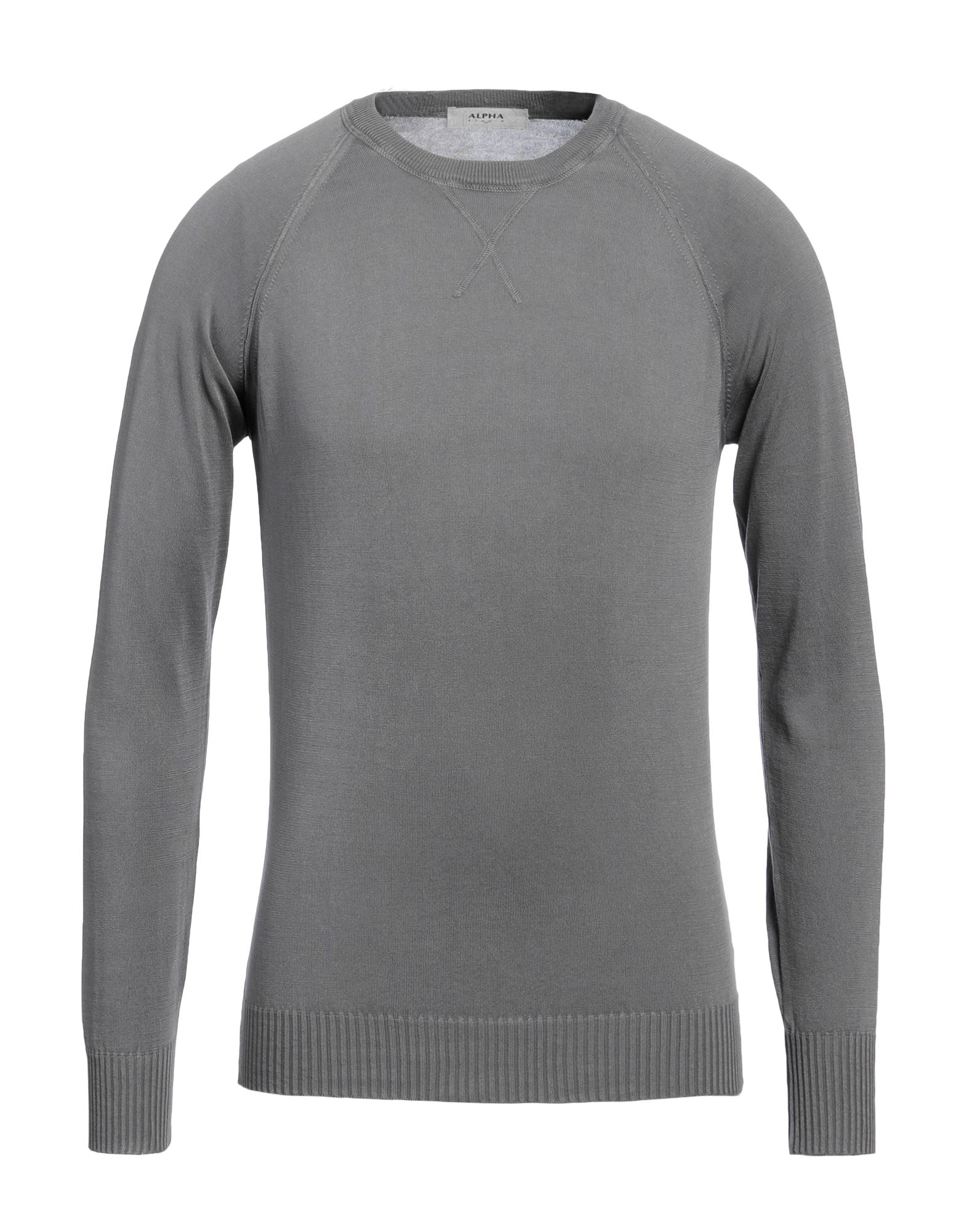 ALPHA STUDIO Pullover Herren Blei von ALPHA STUDIO