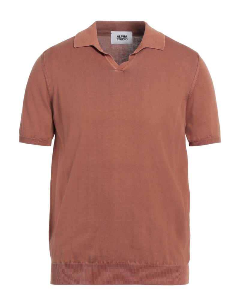 ALPHA STUDIO Pullover Herren Braun von ALPHA STUDIO