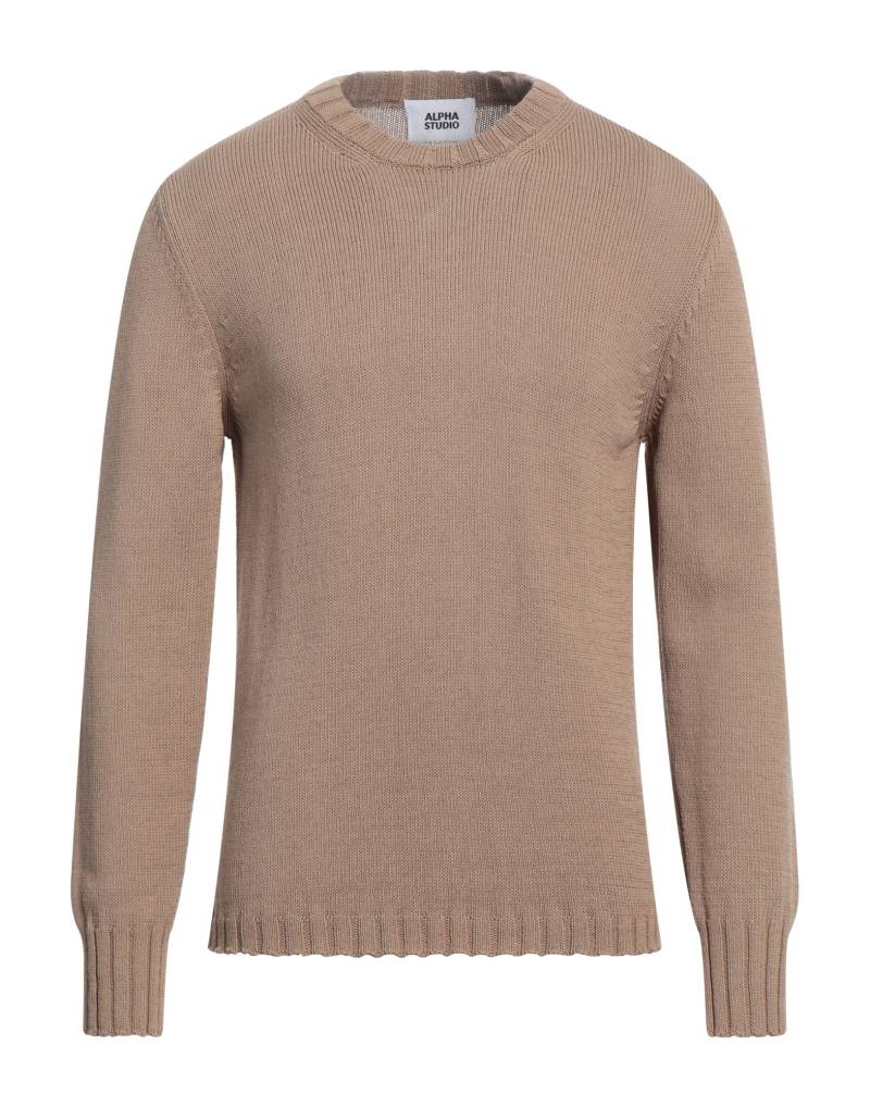 ALPHA STUDIO Pullover Herren Braun von ALPHA STUDIO