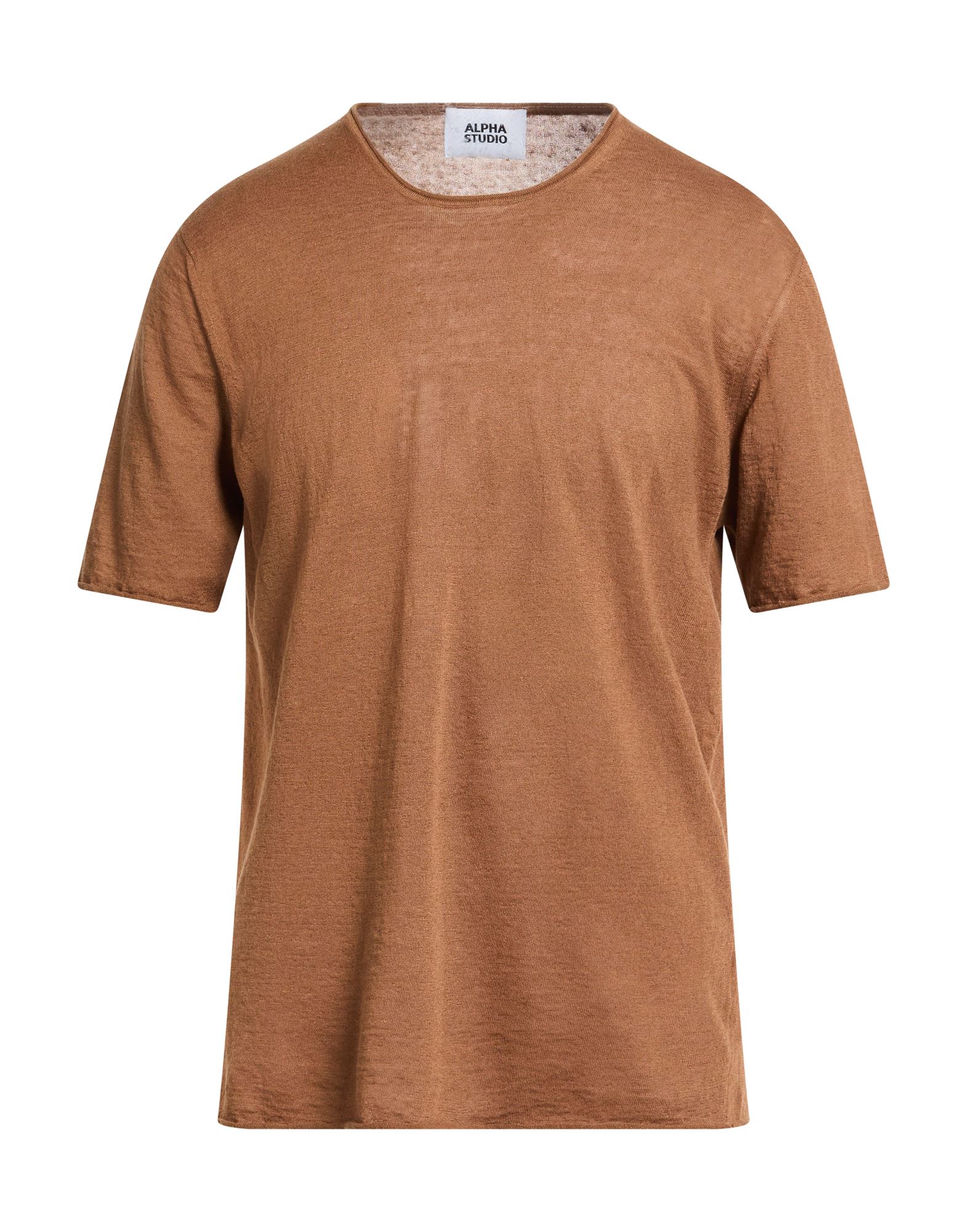 ALPHA STUDIO Pullover Herren Braun von ALPHA STUDIO
