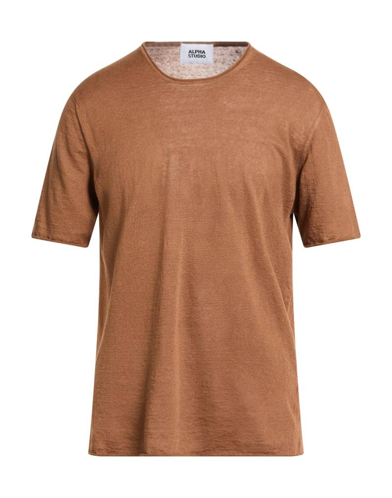 ALPHA STUDIO Pullover Herren Braun von ALPHA STUDIO