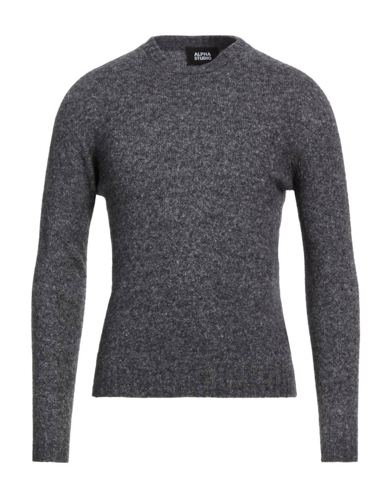 ALPHA STUDIO Pullover Herren Braungrau von ALPHA STUDIO