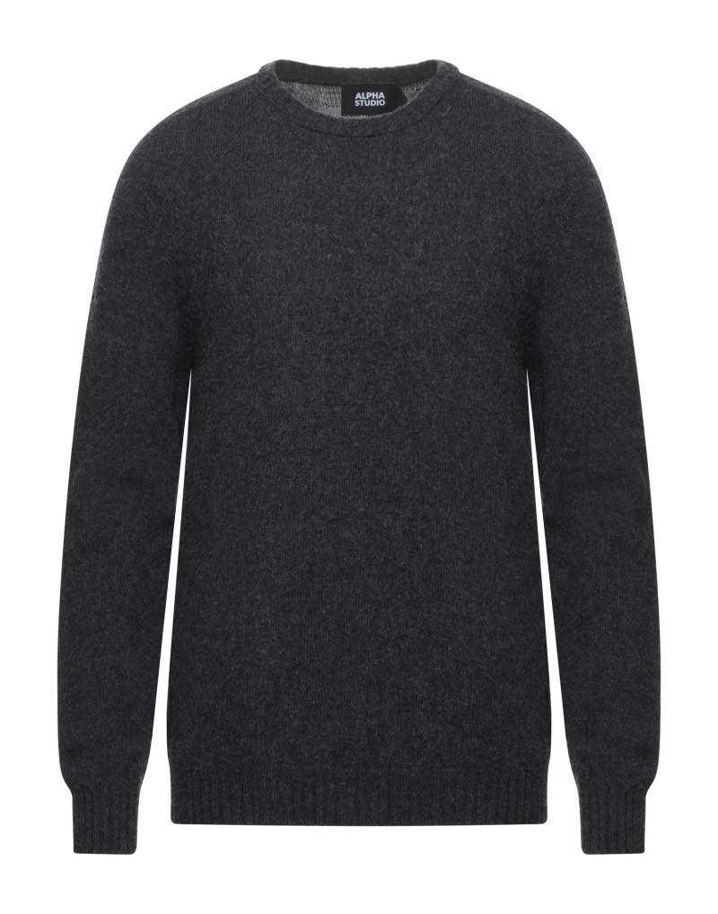 ALPHA STUDIO Pullover Herren Braungrau von ALPHA STUDIO