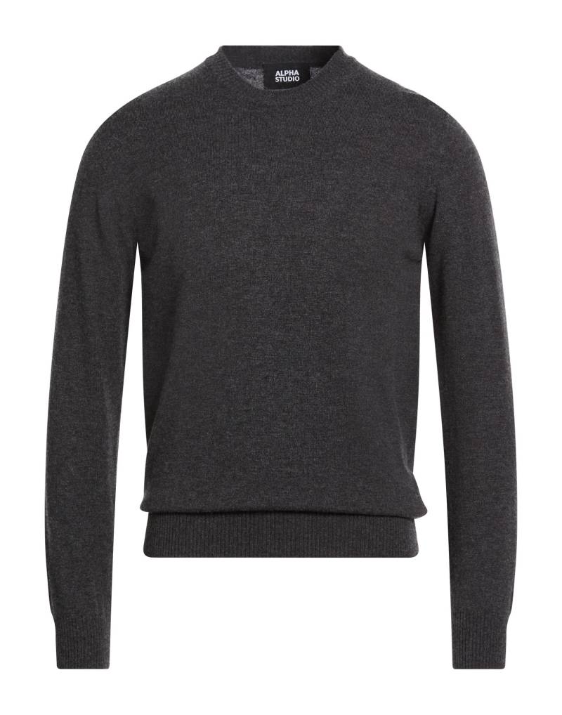 ALPHA STUDIO Pullover Herren Braungrau von ALPHA STUDIO