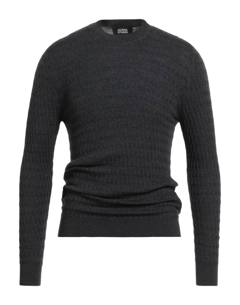 ALPHA STUDIO Pullover Herren Braungrau von ALPHA STUDIO
