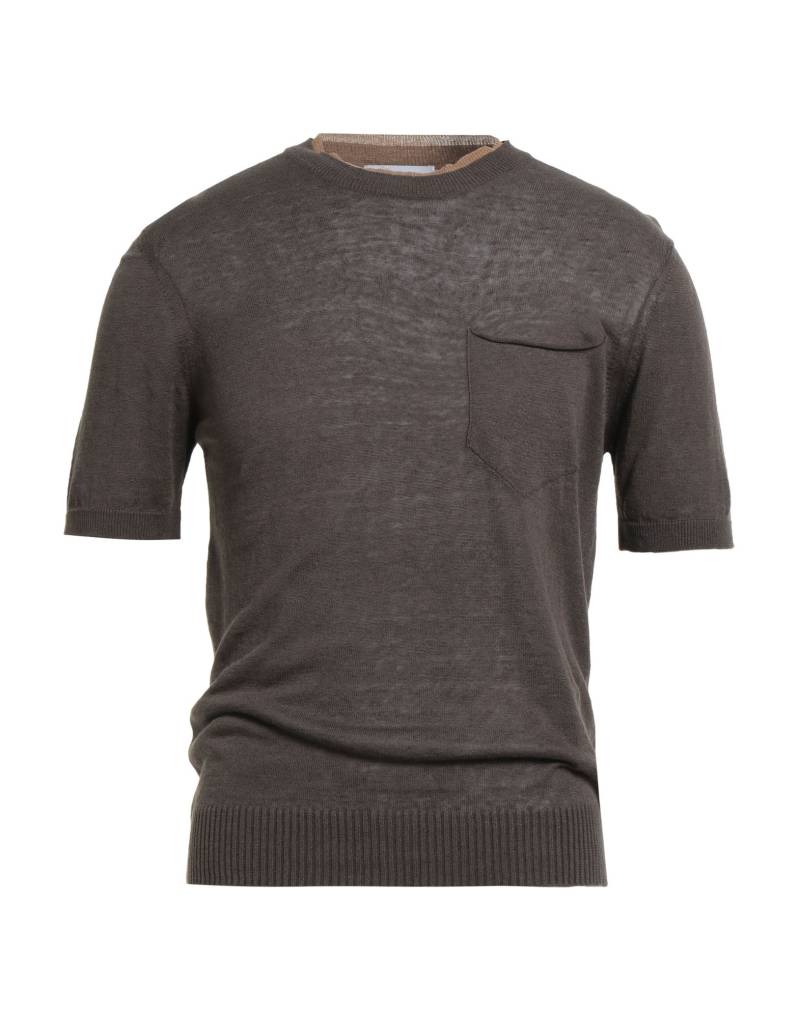 ALPHA STUDIO Pullover Herren Dunkelbraun von ALPHA STUDIO