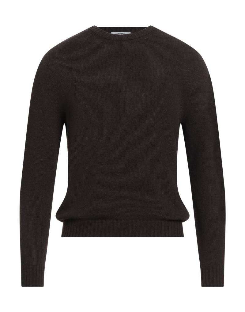 ALPHA STUDIO Pullover Herren Dunkelbraun von ALPHA STUDIO