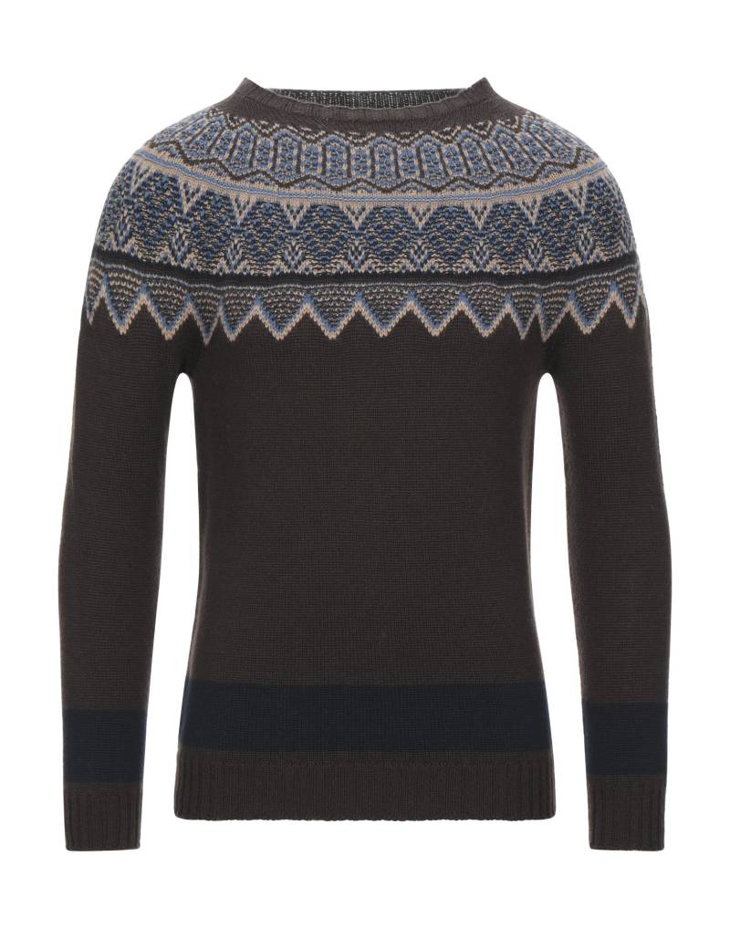 ALPHA STUDIO Pullover Herren Dunkelbraun von ALPHA STUDIO