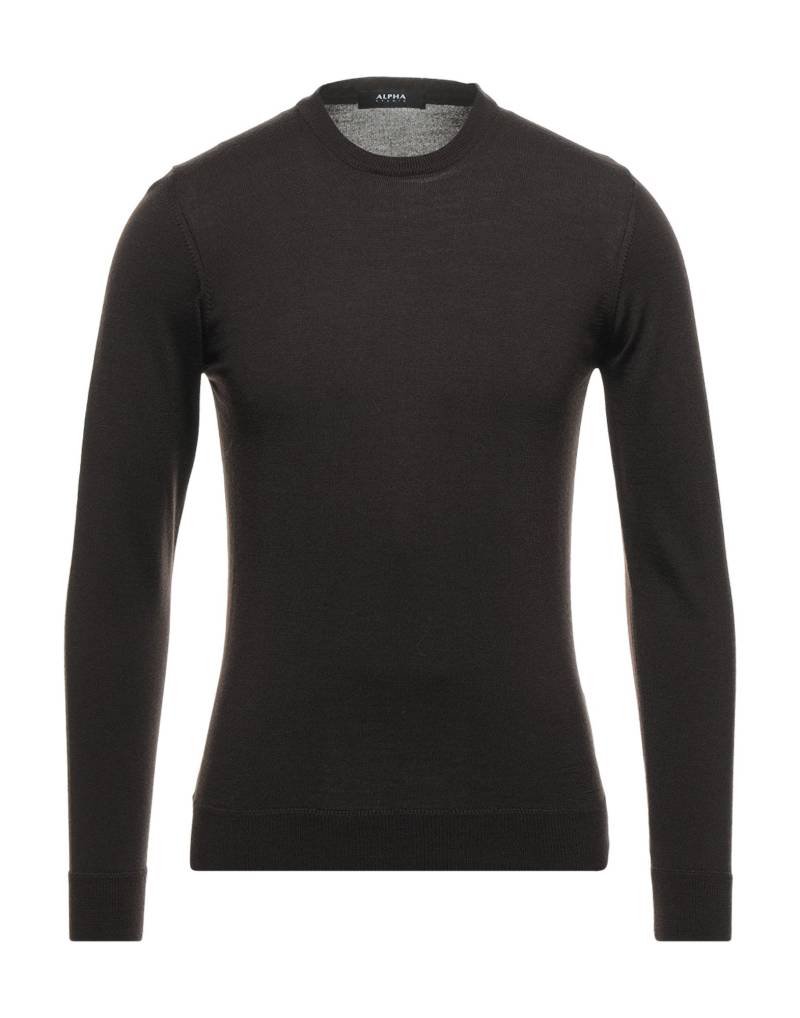 ALPHA STUDIO Pullover Herren Dunkelbraun von ALPHA STUDIO