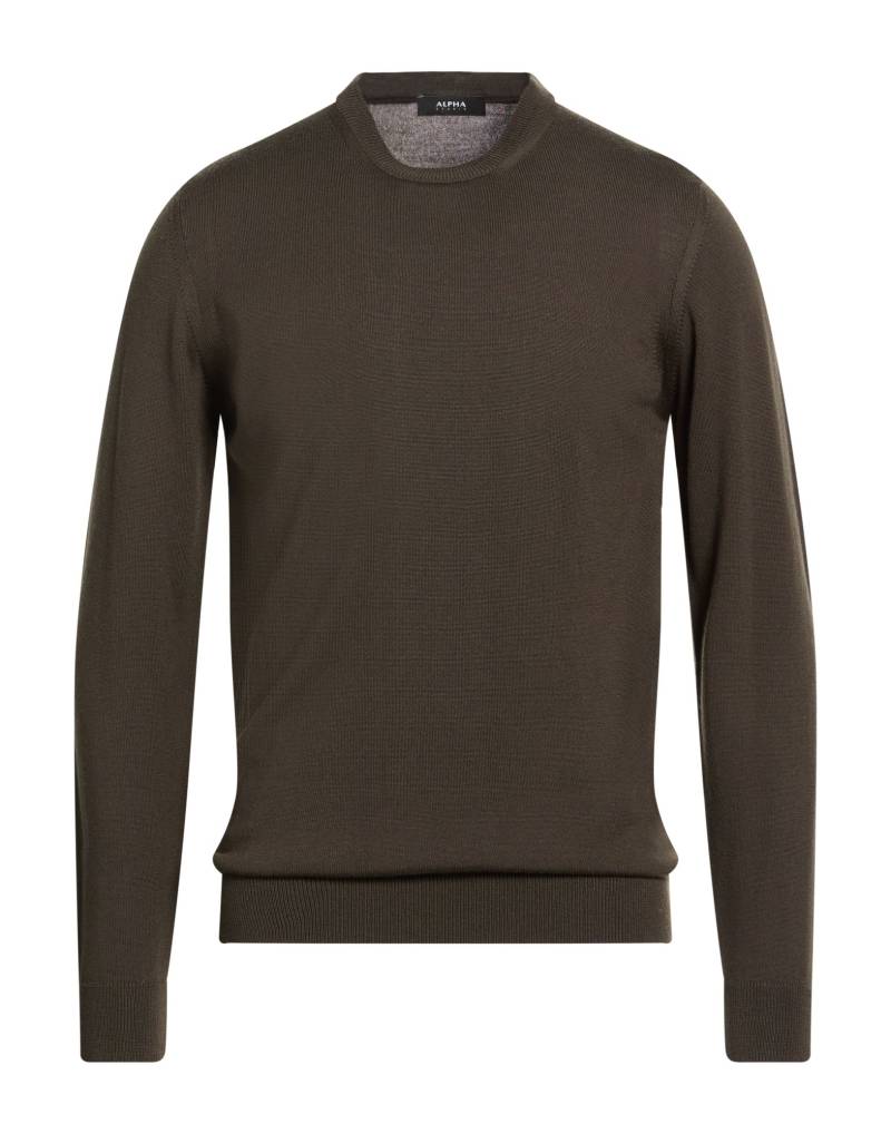 ALPHA STUDIO Pullover Herren Dunkelgrün von ALPHA STUDIO