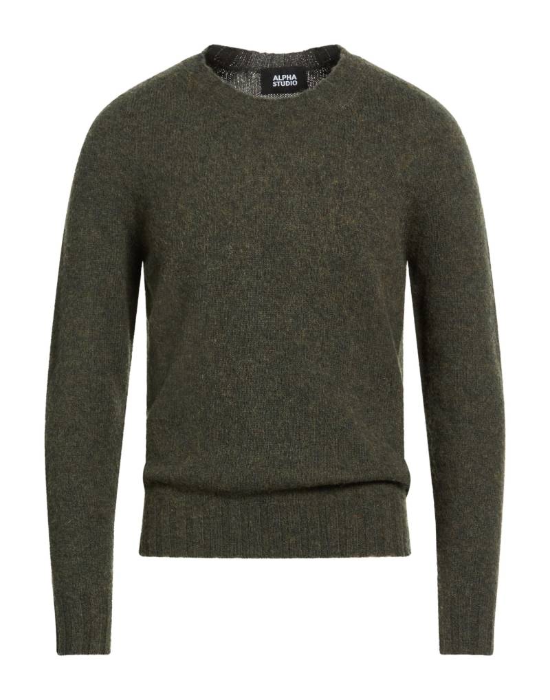 ALPHA STUDIO Pullover Herren Dunkelgrün von ALPHA STUDIO
