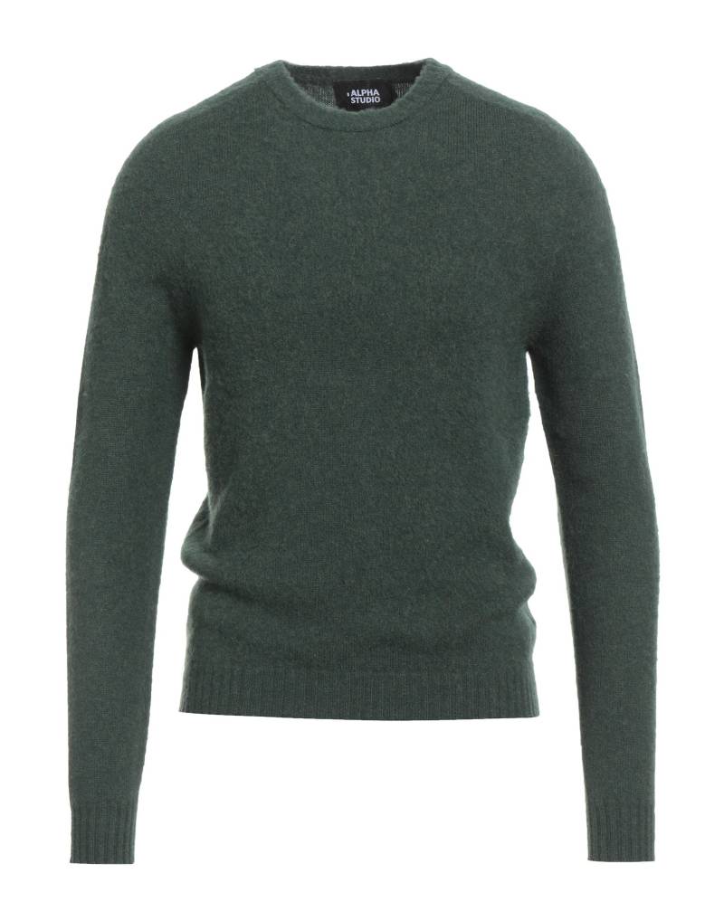 ALPHA STUDIO Pullover Herren Dunkelgrün von ALPHA STUDIO