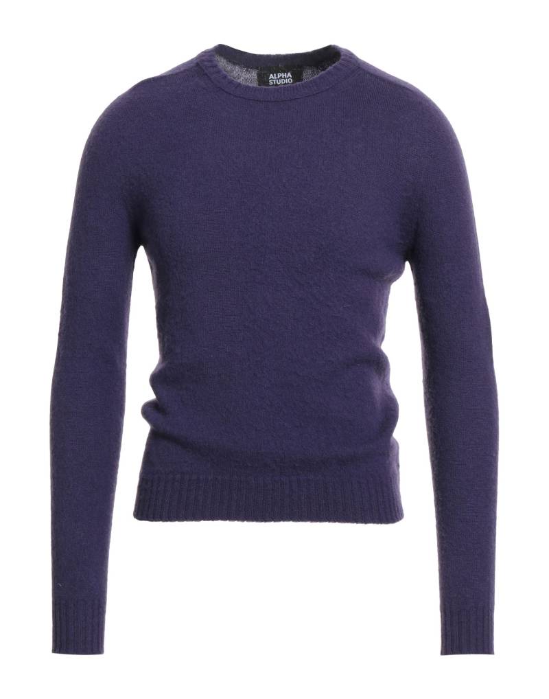 ALPHA STUDIO Pullover Herren Dunkelviolett von ALPHA STUDIO