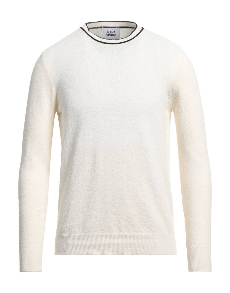 ALPHA STUDIO Pullover Herren Elfenbein von ALPHA STUDIO